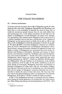 The Italian Succession
