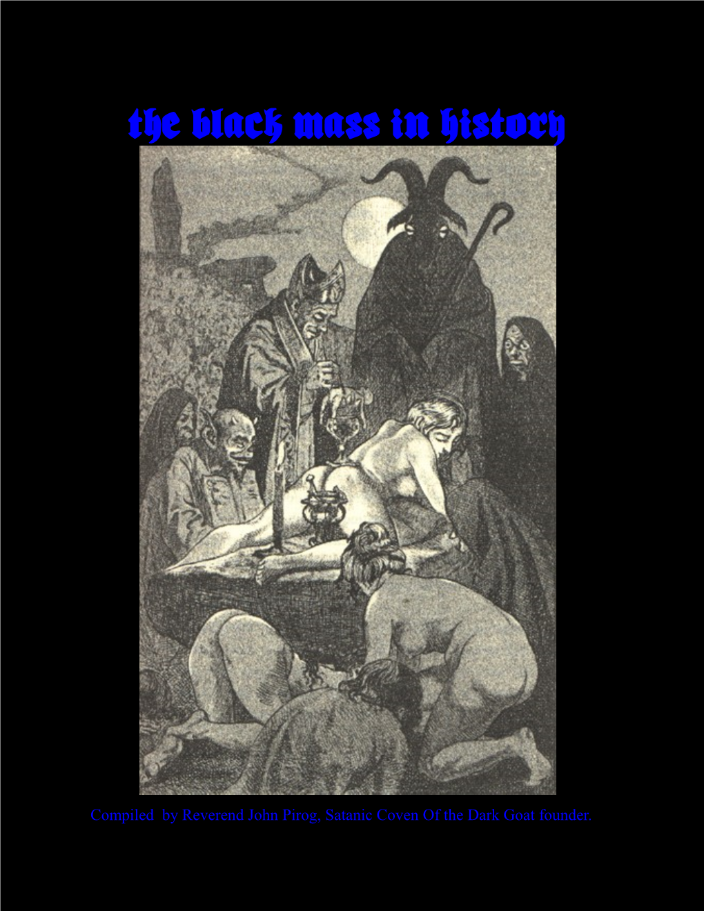 The Black Mass in History
