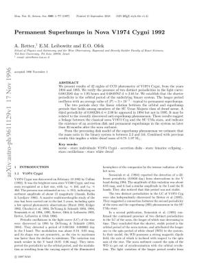 Permanent Superhumps in V1974 Cyg 3