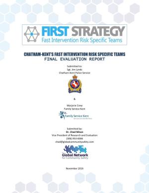 Chatham-Kent's Fast Intervention Risk Specific