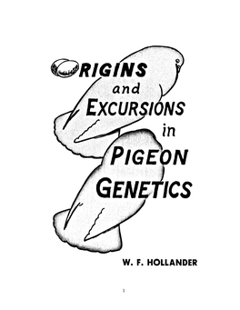 Origins & Excursions in Pigeon Genetics