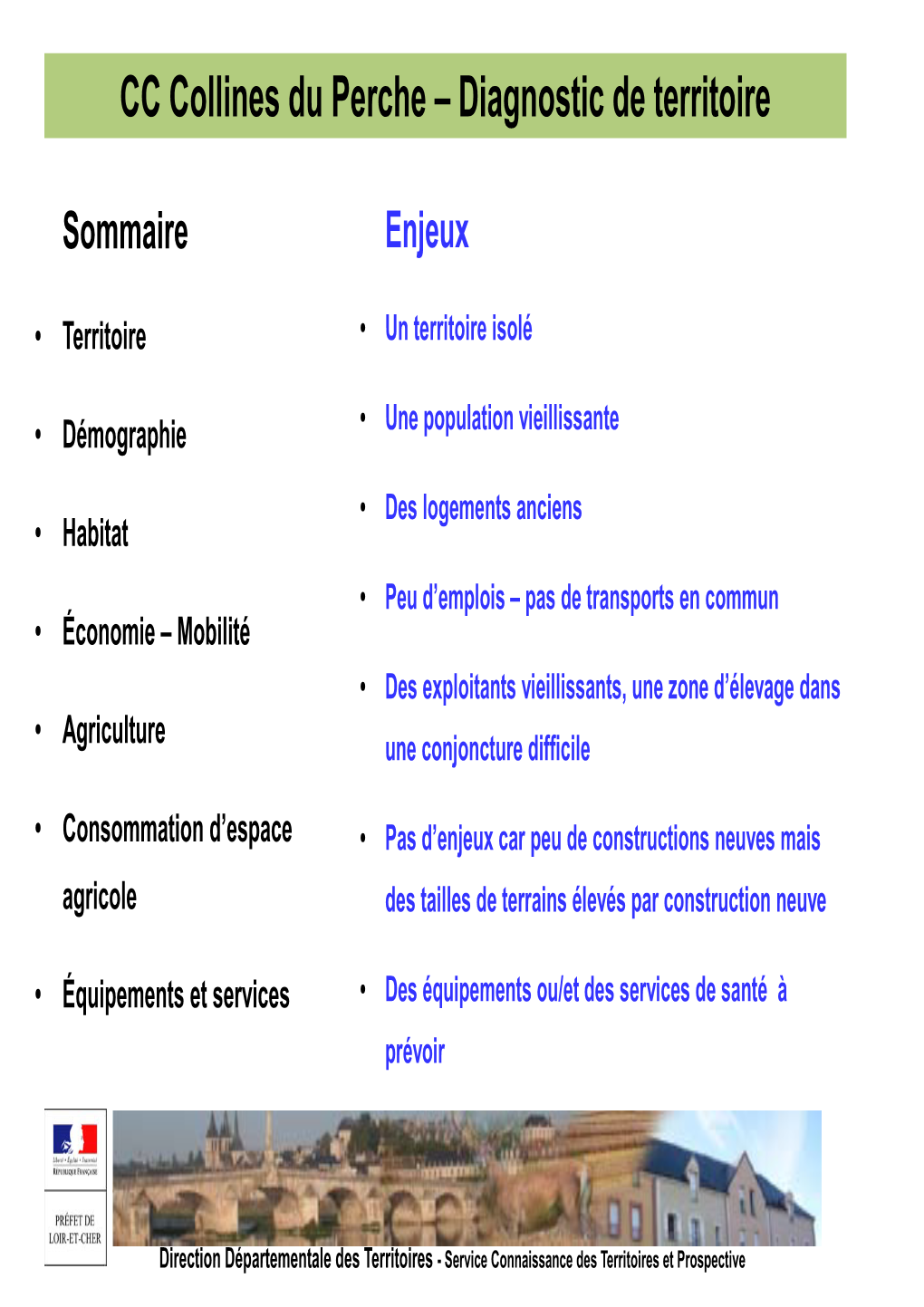 CC Collines Du Perche – Diagnostic De Territoire