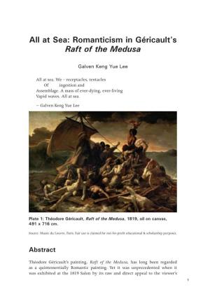 All at Sea: Romanticism in Géricault's Raft of the Medusa