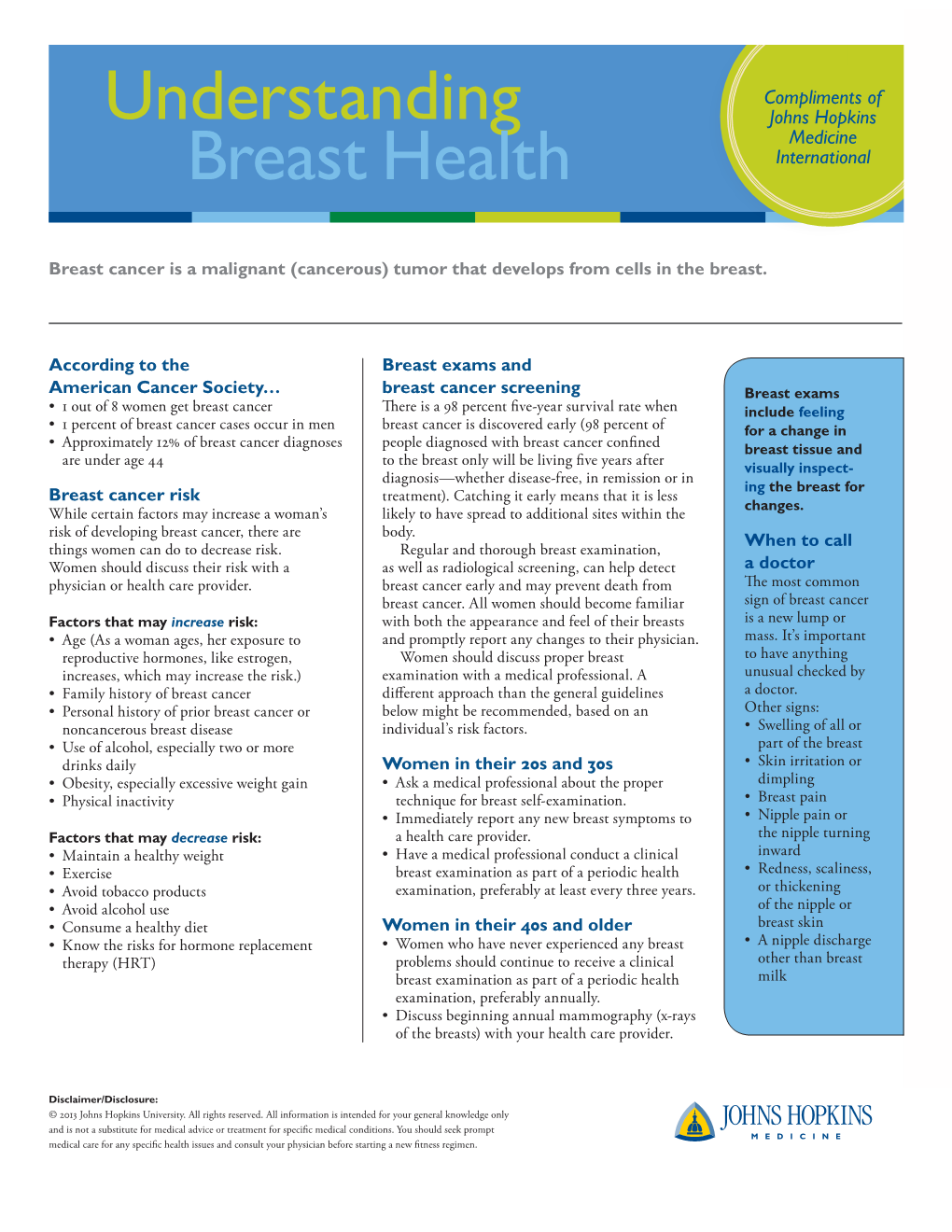 Understanding Breast Health