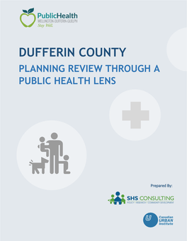 Dufferin County Planning Review Through a Public Health Lens