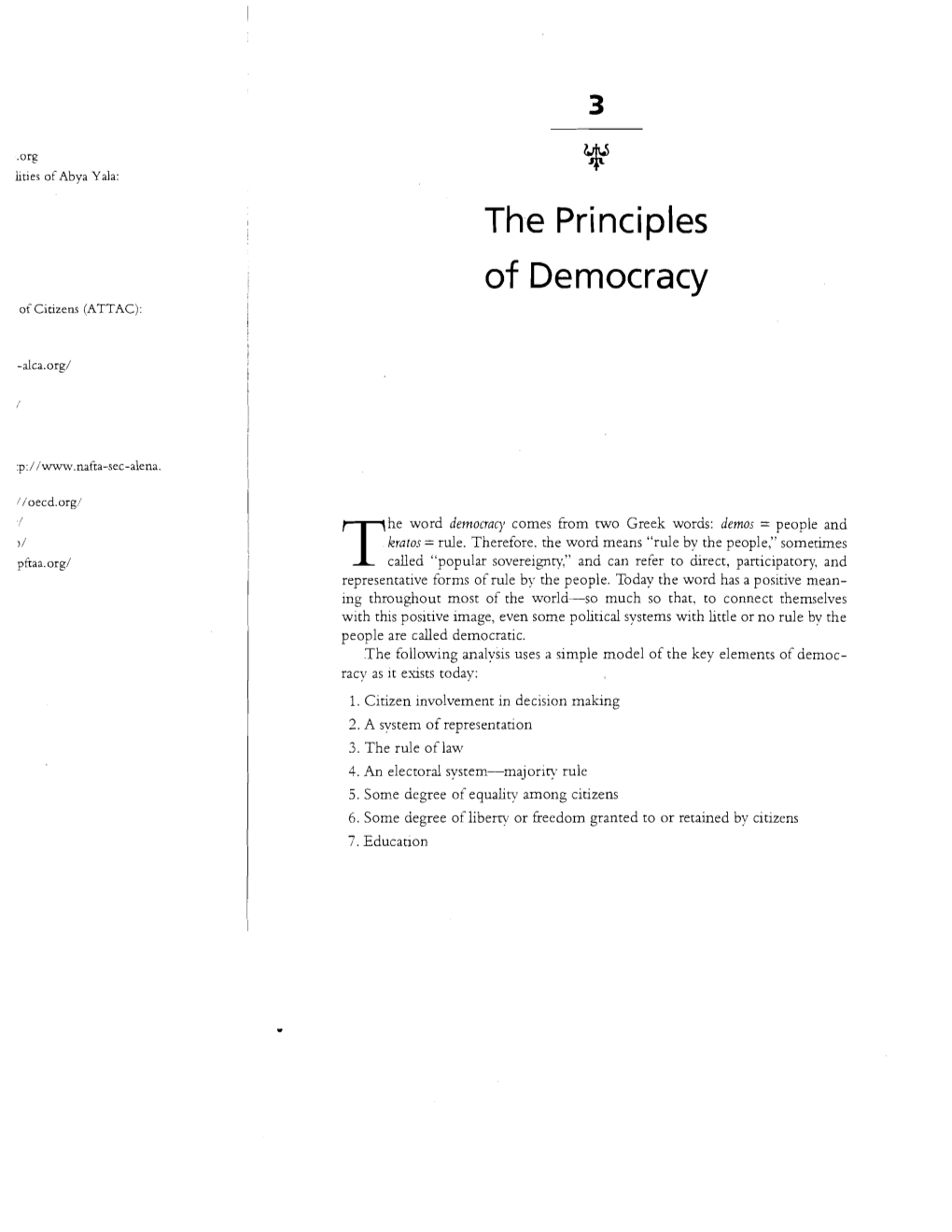 The Principles of Democracy of Citizens (ATTAC)