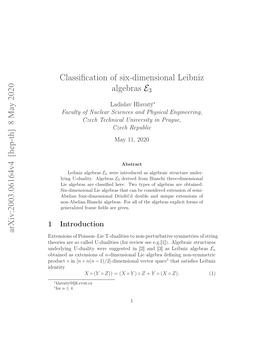 Classification of Six-Dimensional Leibniz Algebras ${\Mathcal E} 3