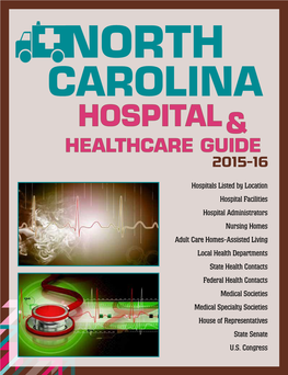 NC Hospital & Healthcare Guide 2015-2016