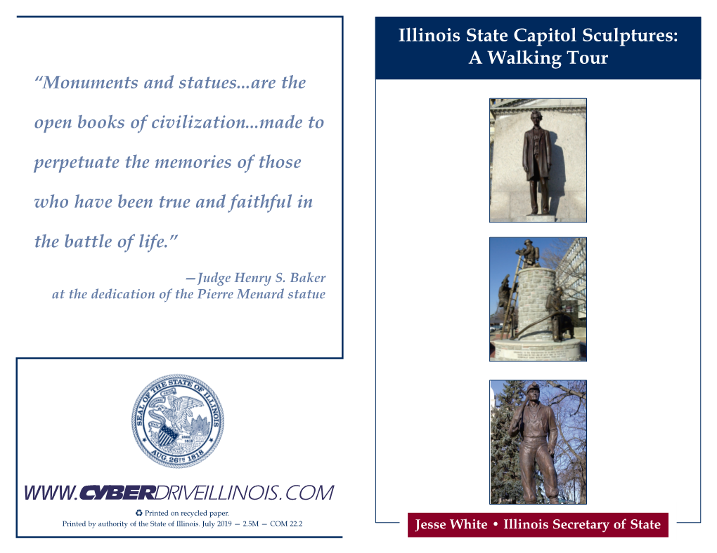 Illinois State Capitol Sculptures: a Walking Tour