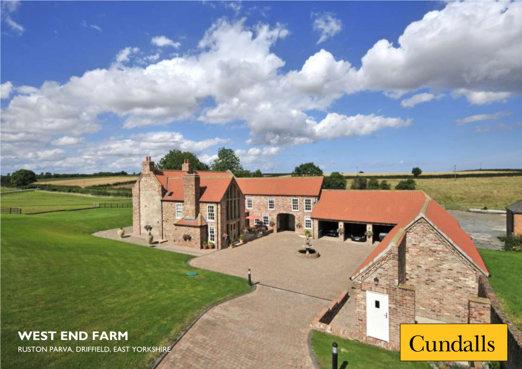 West End Farm Ruston Parva, Driffield, East Yorkshire