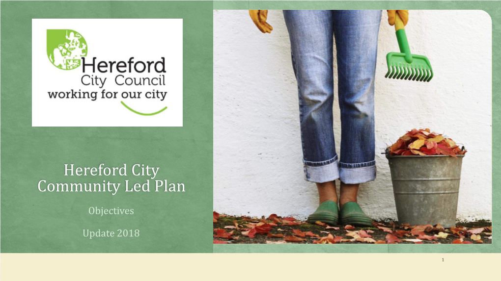 Hereford City Community Led Plan