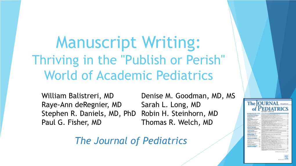 The Journal of Pediatrics