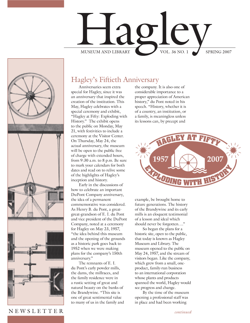 Hagley's Fiftieth Anniversary