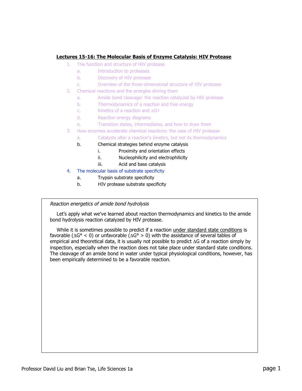 Page 1 Proximity Effects on Reaction Rates