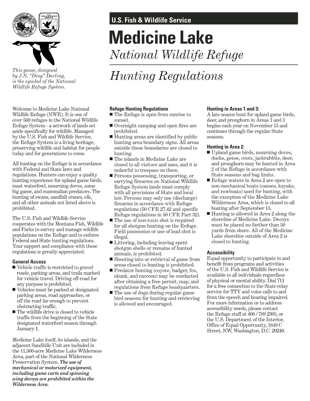 Medicine Lake National Wildlife Refuge