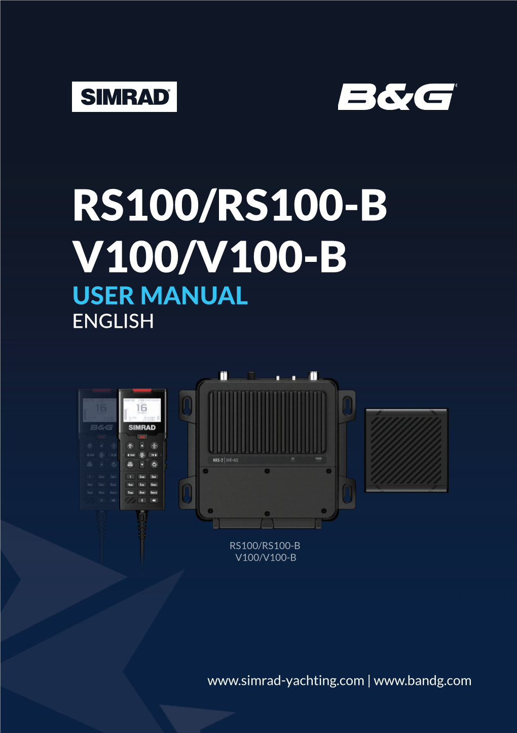 RS100/RS100-B; V100/V100-B User Manual