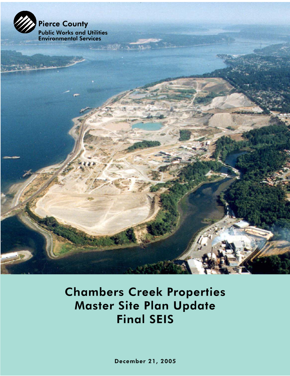 Chambers Creek Properties Master Site Plan Update Final SEIS