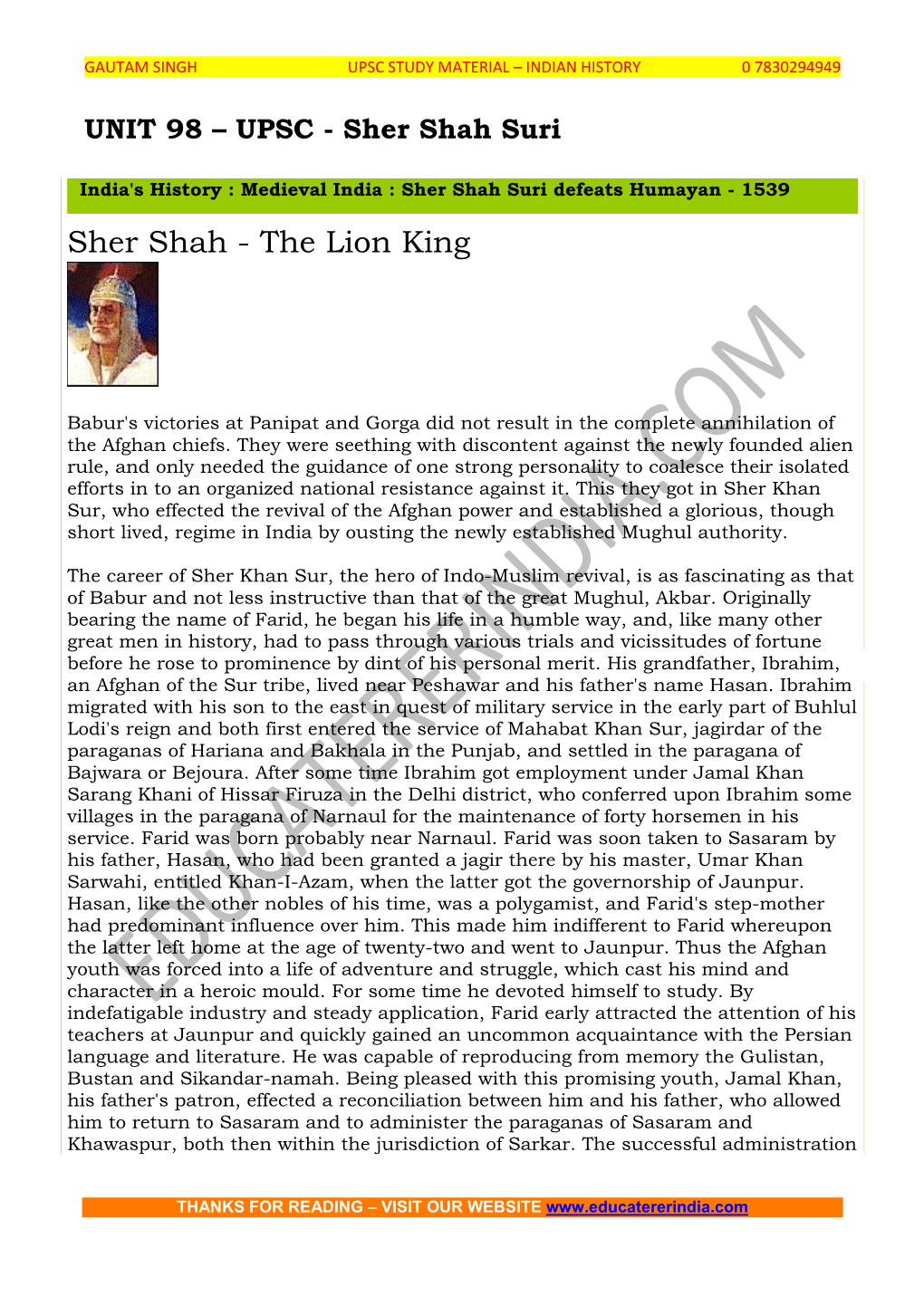 Sher Shah Suri