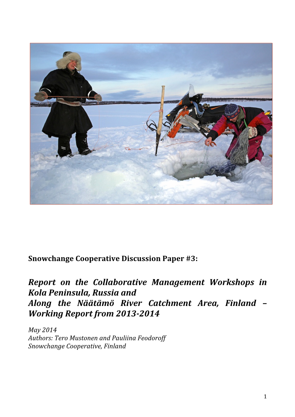 220514 Collaborative Management Workshops in Kola Peninsula