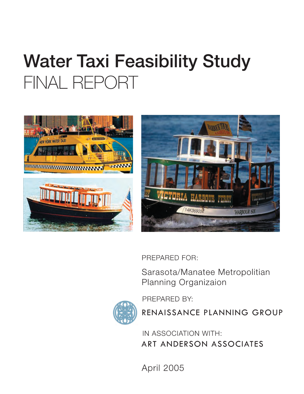 Water Taxi Feasibility Study FINAL REPORT