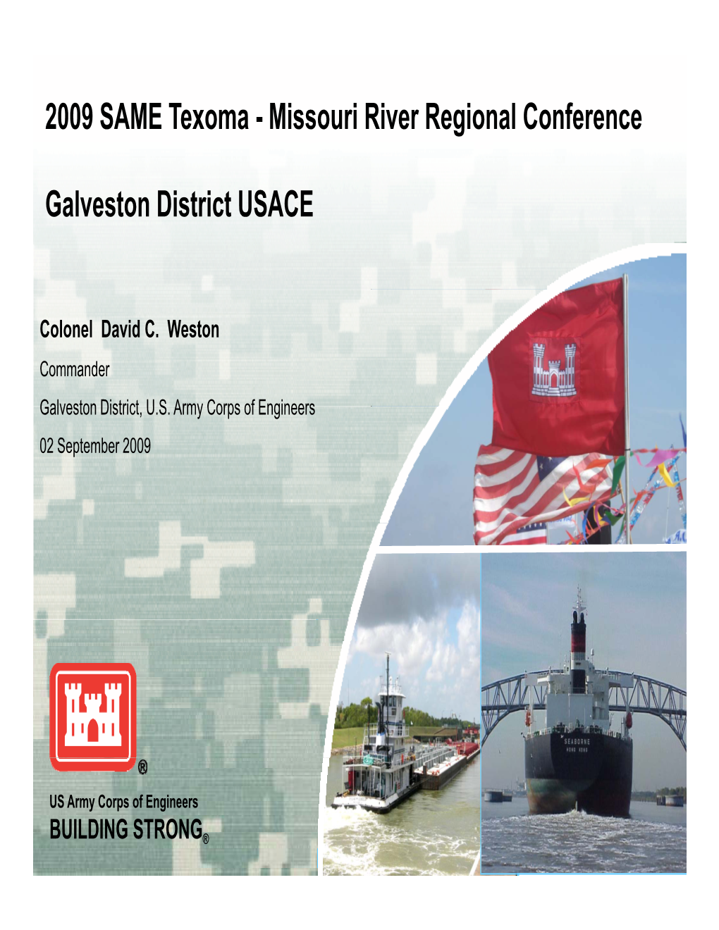 2009 SAME Texoma - Missouri River Regional Conference