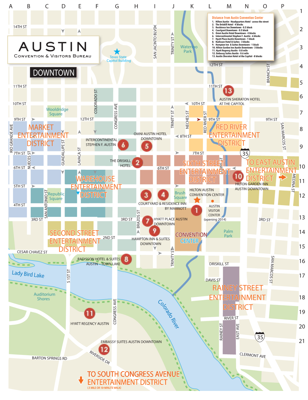 AAPM Hotel Map &