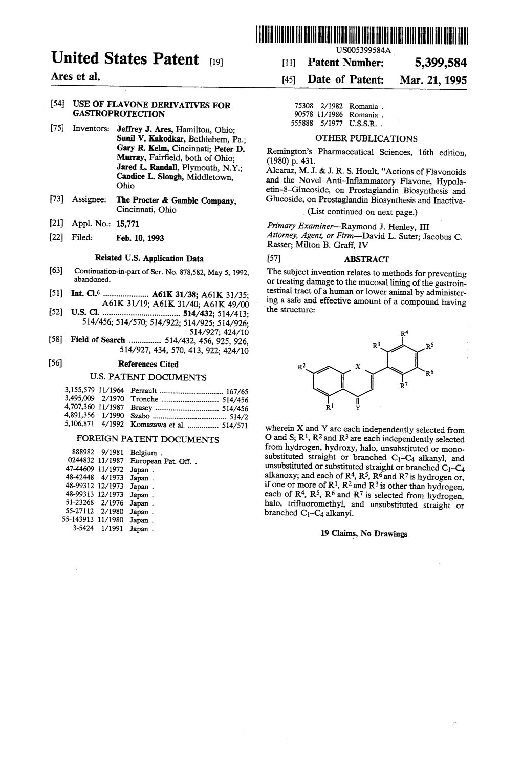 US5399584.Pdf