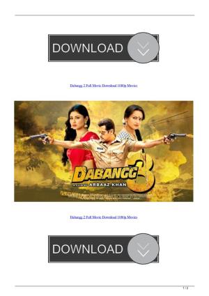 Dabangg 2 Full Movie Download 1080P Movies