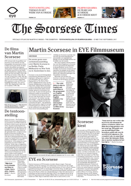 Martin Scorsese in EYE Filmmuseum