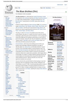 The Blues Brothers (Film) - Wikipedia, the Free Encyclopedia 21/05/2014