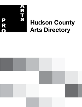 Hudson County Arts Directory SECTIONS