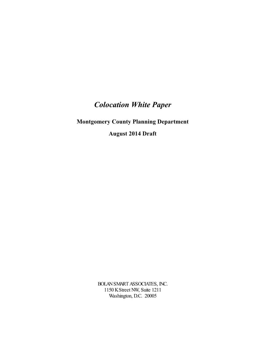 Colocation White Paper