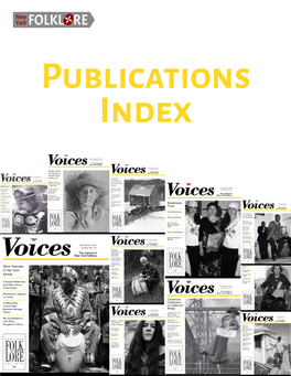 Publications Index