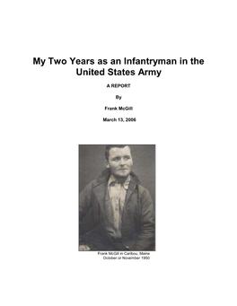 My Two Years As an Infantryman in the United States Army