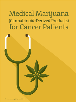 Medical Marijuana for Cancer Patients