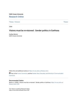 Gender Politics in Earthsea