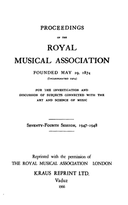 Royal Musical Association