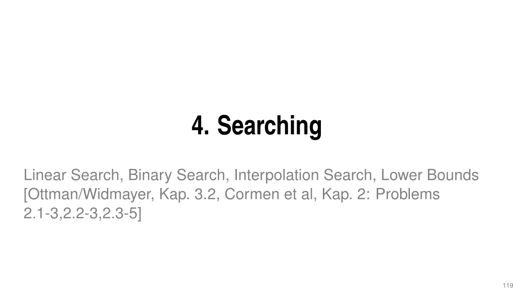 Exponential Search