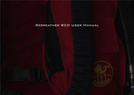 Rebreather BCD User Manual Rebreather BCD User Manual Chapter 1 Page 1