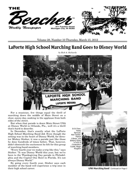 Laporte High School Marching Band Goes to Disney World by Rick A