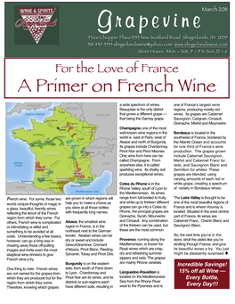 March 2011 France Newsletter Fifth Draft