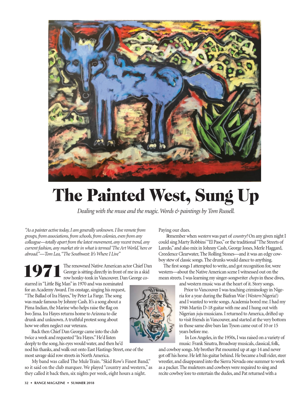 RANGE Magazine-Summer 2018-The Painted West, Sung Up
