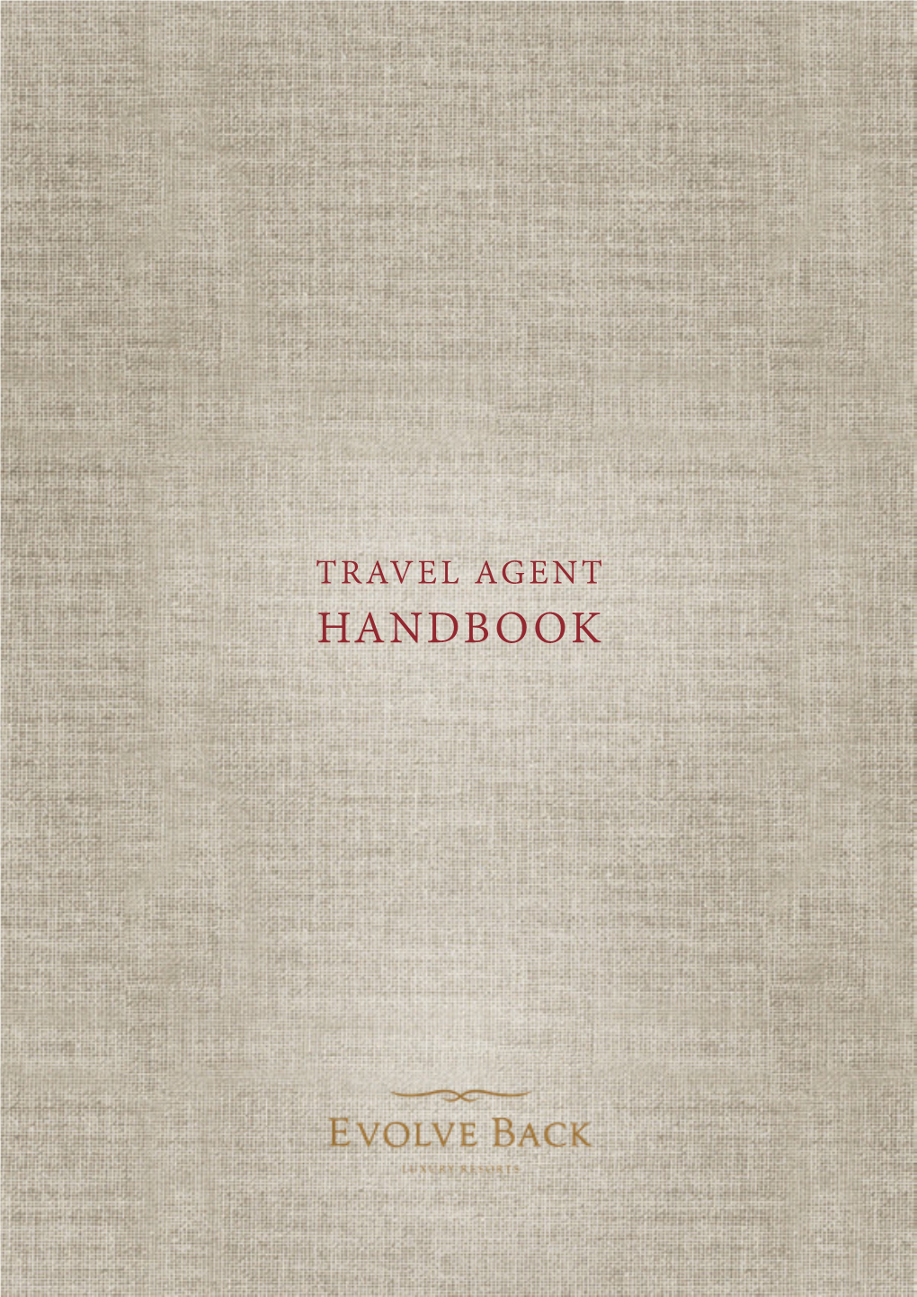 Travel Agent Handbook