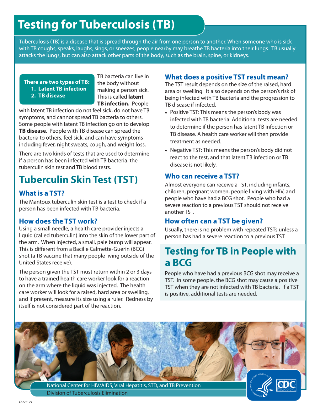 Testing for Tuberculosis (TB)