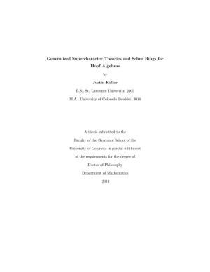 Generalized Supercharacter Theories and Schur Rings for Hopf Algebras