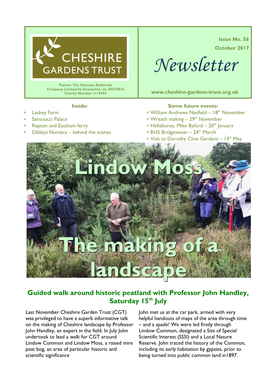 Newsletter Lindow Moss the Making of a Landscape