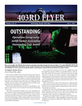 OUTSTANDING: Operations Group Earns Airlift/Tanker Association Outstanding Unit Award