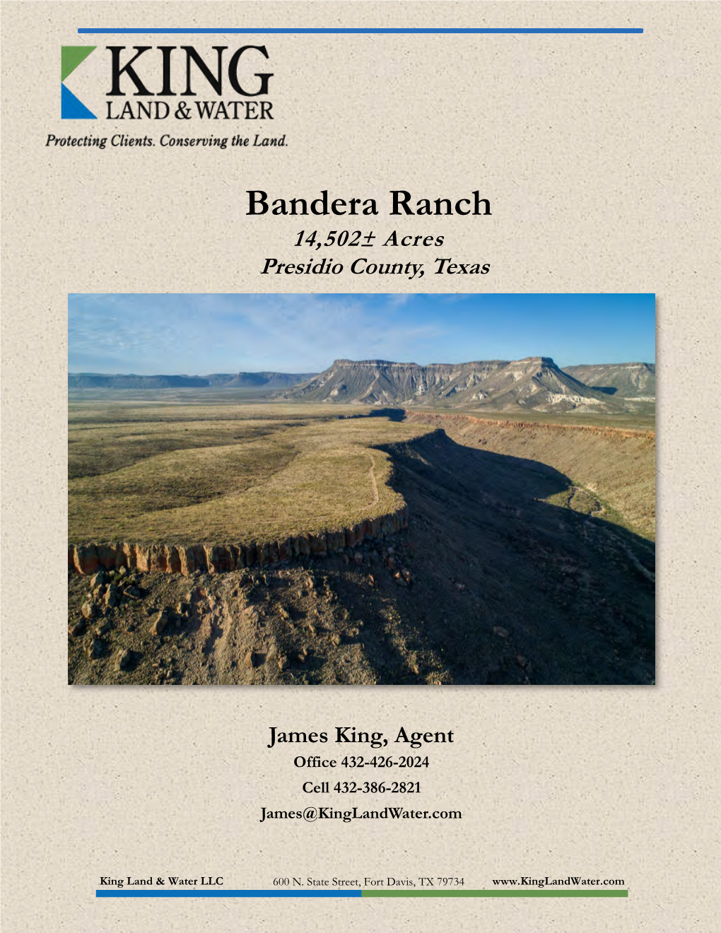 Bandera Ranch 14,502± Acres Presidio County, Texas