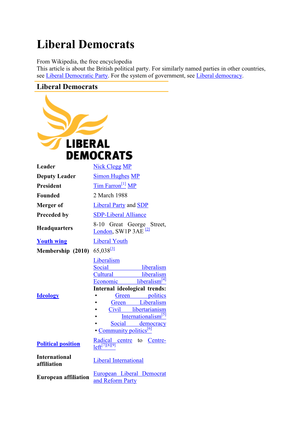 Liberal Democrats