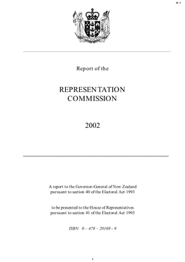 Representation Commission 2002